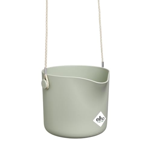elho B.for Swing 18 - Blumentopf Hängend - Übertopf für Innen - 100% recyceltem Plastik - Ø 18.0 x H 16.5 cm - Grün/Steingrün elho B.for Swing 18 - Blumentopf Hängend - Übertopf für Innen - 100% recyceltem Plastik - Ø 18.0 x H 16.5 cm - Grün/Steingrün von elho