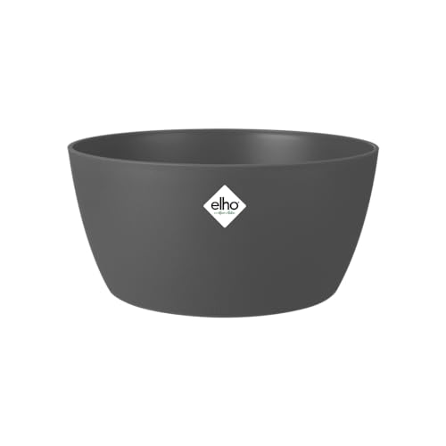 elho Brussels Schale 23 - Blumentopf für Innen - Ø 22.9 x H 10.8 cm - Schwarz/Anthrazit elho Brussels Schale 23 - Blumentopf für Innen - Ø 22.9 x H 10.8 cm - Schwarz/Anthrazit von elho
