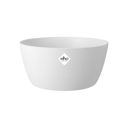 elho Brussels Schale 23 - Blumentopf für Innen - Ø 22.9 x H 10.8 cm - Weiß/Weiss elho Brussels Schale 23 - Blumentopf für Innen - Ø 22.9 x H 10.8 cm - Weiß/Weiss von elho