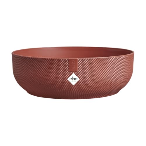elho Jazz Bowl 28 - Blumentopf für Innen - 100% Recyceltem Plastik - Ø 27.5 x H 9.0 cm - Rot/Toskanisches Rot elho Jazz Bowl 28 - Blumentopf für Innen - 100% Recyceltem Plastik - Ø 27.5 x H 9.0 cm - Rot/Toskanisches Rot von elho