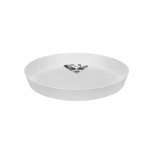 elho Loft Urban Untersetzer Rund 14 - Untersetzer für Außen & Zubehör - Ø 14.0 x H 1.9 cm - Weiß/Seidenweiß elho Loft Urban Untersetzer Rund 14 - Untersetzer für Außen & Zubehör - Ø 14.0 x H 1.9 cm - Weiß/Seidenweiß von elho