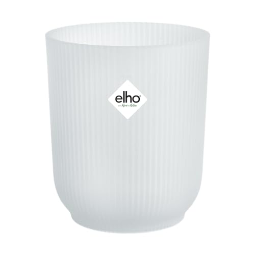elho Vibes Fold Orchid High 12,5cm – Orchideentopf für den Innenbereich – Blumentöpfe für den Innenbereich – 100% recycelter Kunststoff - Transparent/Transparent von elho