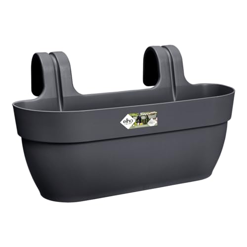 elho Vibia Campana Easy Hanger L 46 - Übertopf für Balkon & Außen - Ø 46.0 x H 26.5 cm - Schwarz/Anthrazit elho Vibia Campana Easy Hanger L 46 - Übertopf für Balkon & Außen - Ø 46.0 x H 26.5 cm - Schwarz/Anthrazit von elho