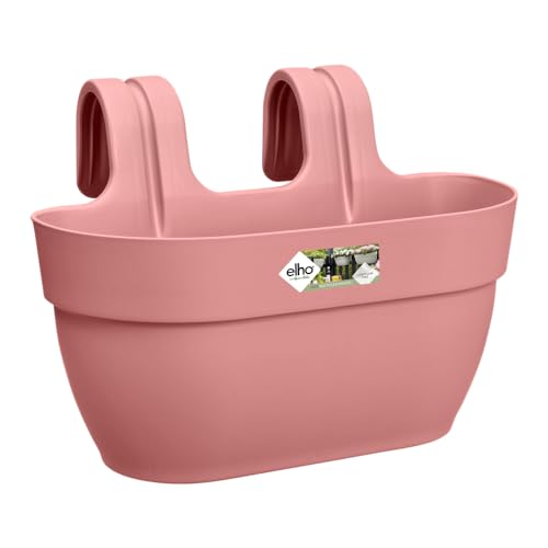 elho Vibia Campana Easy Hanger M 36 - Übertopf für Balkon & Außen - Ø 36.0 x H 26.5 cm - Rosa/Puderrosa von elho