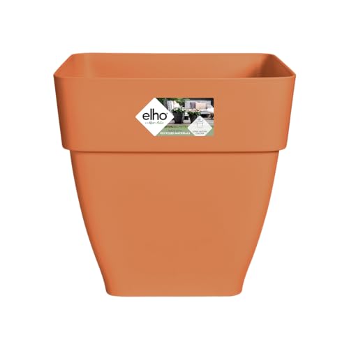 elho Vibia Campana Quadrat 30 - Blumentopf für Außen - Ø 28.8 x H 28.2 cm - Braun/Terra elho Vibia Campana Quadrat 30 - Blumentopf für Außen - Ø 28.8 x H 28.2 cm - Braun/Terra von elho