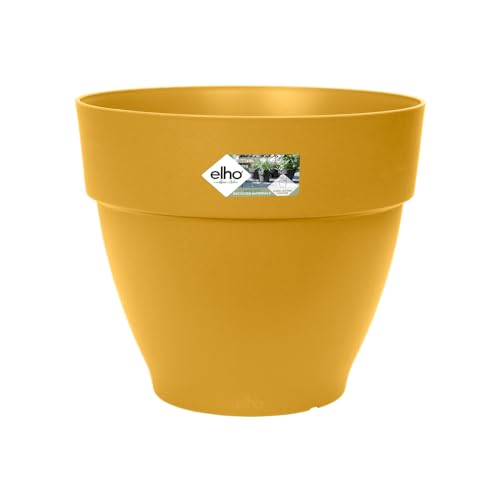elho Vibia Campana Rund 25 - Blumentopf für Außen - Ø 24.5 x H 21.0 cm - Gelb/Honig Gelb elho Vibia Campana Rund 25 - Blumentopf für Außen - Ø 24.5 x H 21.0 cm - Gelb/Honig Gelb von elho