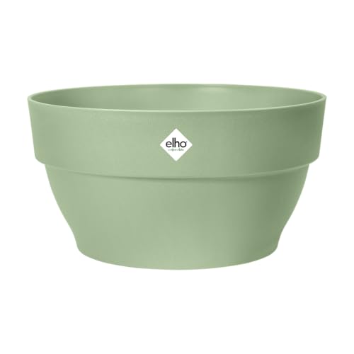 elho Vibia Campana Schale 27 - Blumentopf für Außen - Ø 27.0 x H 14.0 cm - Grün/Pistazien Grün von elho