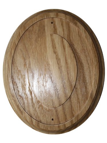 Rahmen Holz Oval für Emaille Schild Holzrahmen Oval (Eiche) für Emailschilder. von elina-email-schilder