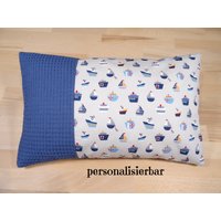 Baby-Kissen "Boot" von elinaloHandmade