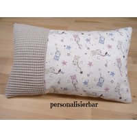 Baby-Kissen "Eule" von elinaloHandmade