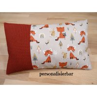 Baby-Kissen "Fuchs" von elinaloHandmade