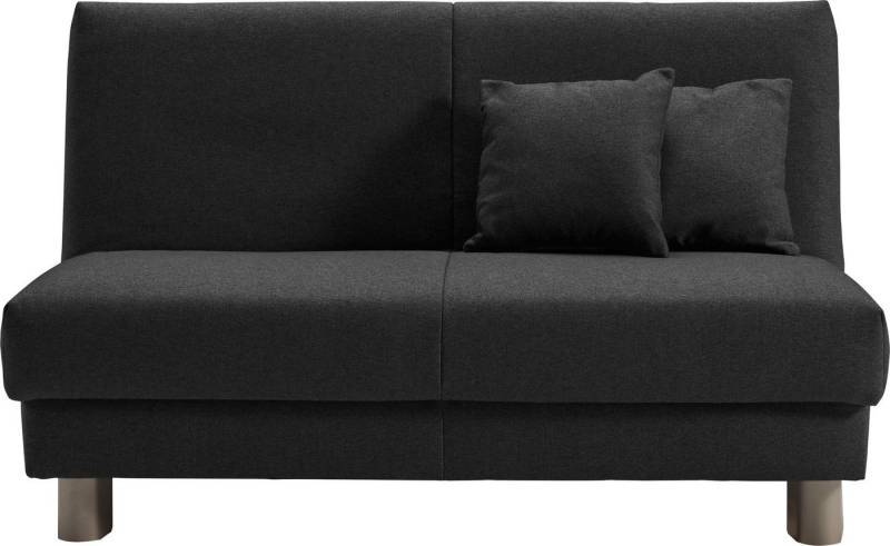 ell + ell Schlafsofa Enny, Liegefläche Breite 120 oder 140 cm, Liegehöhe 40 cm, Füße alufarben von ell + ell