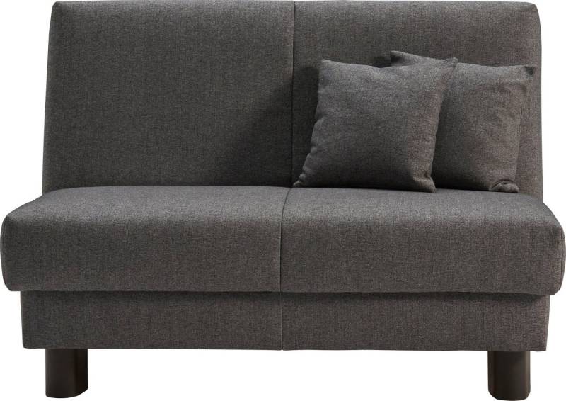 ell + ell Schlafsofa Enny, Liegefläche Breite 120 oder 140 cm, Liegehöhe 40 cm, Füße schwarz von ell + ell