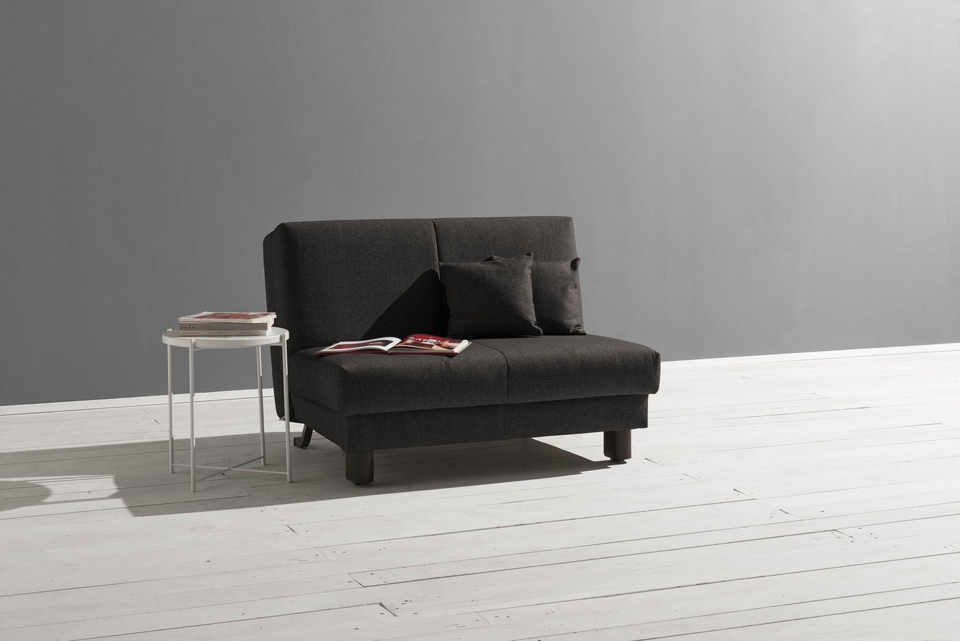ell + ell Schlafsofa Enny, Liegefläche Breite 120 oder 140 cm, Liegehöhe 45 cm, Füße schwarz ell + ell Schlafsofa Enny, Liegefläche Breite 120 oder 140 cm, Liegehöhe 45 cm, Füße schwarz von ell + ell
