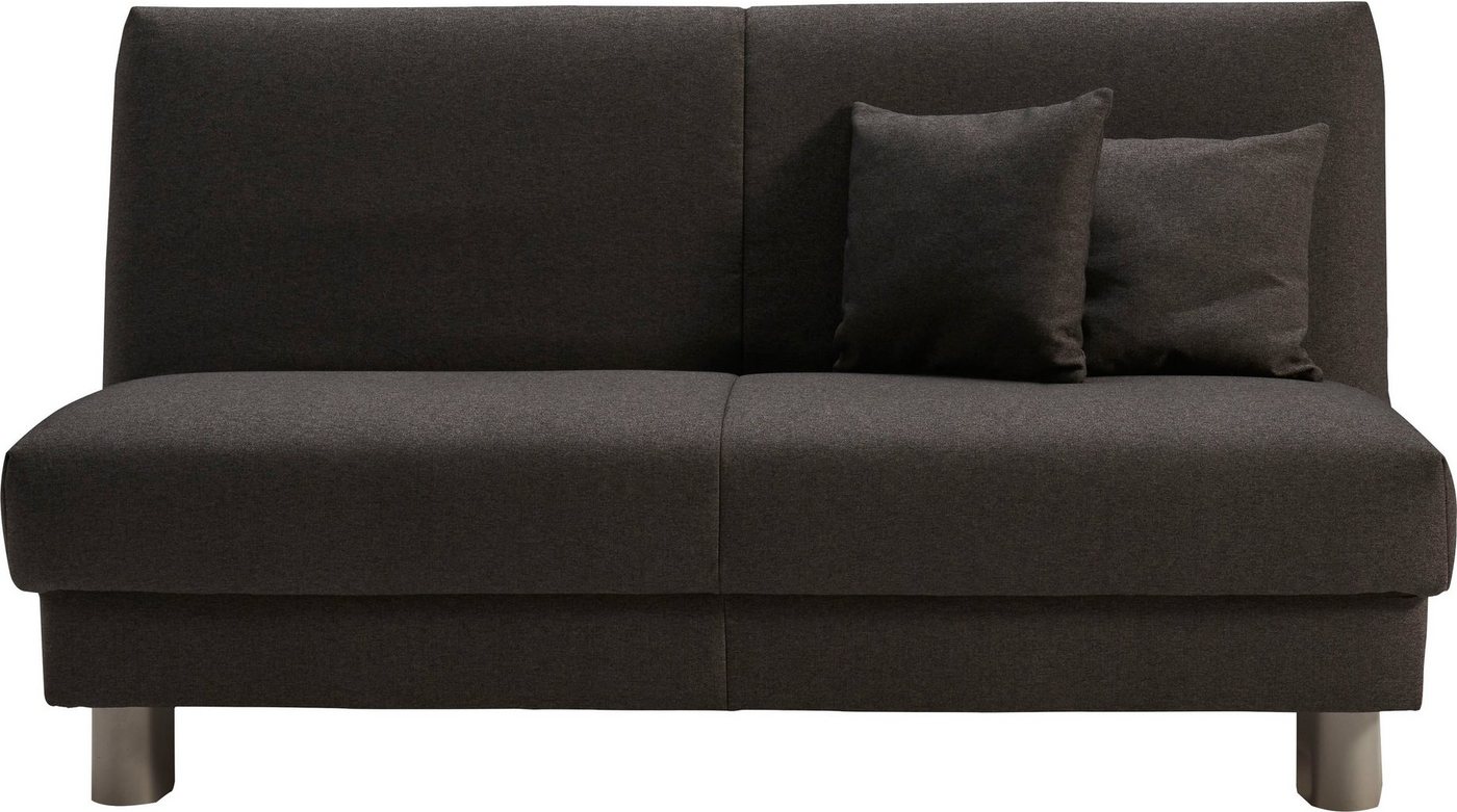 ell + ell Schlafsofa Enny, Liegefläche Breite 155 cm, Liegehöhe 45 cm, Füße alufarben von ell + ell