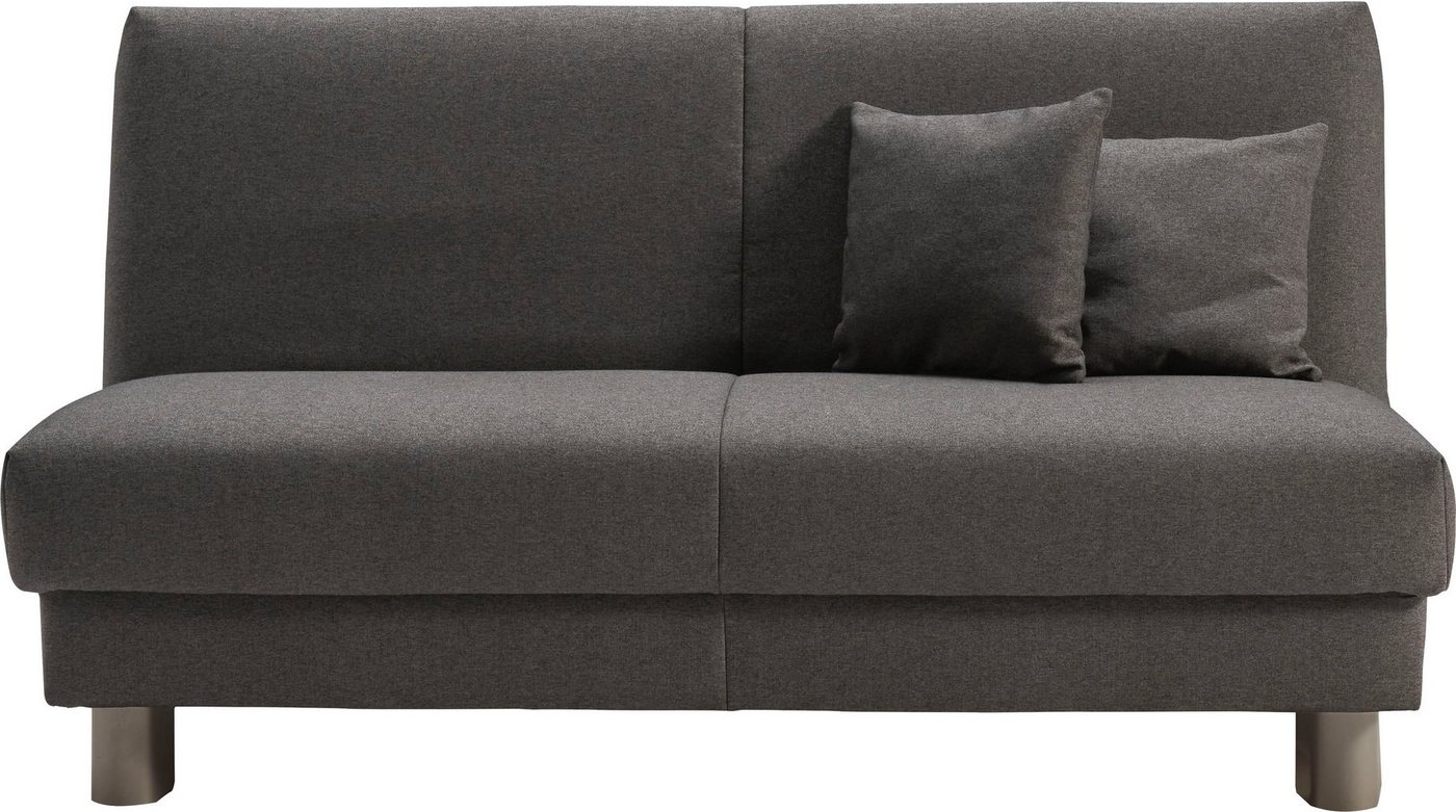 ell + ell Schlafsofa Enny, Liegefläche Breite 155 cm, Liegehöhe 45 cm, Füße alufarben von ell + ell