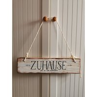Zuhause Ist Es Am Schönsten Türschild Dekoschild Willkommensschild Eingangsschild Vintage von ellisdiystuebchen