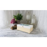 Box Tee | Teebeutelorganizer Mit 6 Fächern Teeaufbewahrung Teebehälter Einweihungsgeschenk Landhaus Dekor Handgefertigte Schachtel von ellsartsyworkshop