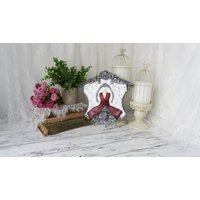 Eleganter Wandschlüsselhalter | Decoupage Holzschild| Gothic Dekor Wandkunst Einweihungsgeschenk Handmade Wohndekor Geschenkidee Zur Hochzeit von ellsartsyworkshop