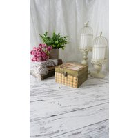 Landhaus Teedose | Teebeutel Organizer Box Mit 4 Fächern Rustikale Aus Holz Einweihungsgeschenk Für Teeliebhaber von ellsartsyworkshop