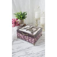 Aufbewahrungsbox Für Tee | Organizer Teebeutelhalter Holz Box Teekiste Vintage Teedose Geschenk Teeliebhaber Antikes Dekor von ellsartsyworkshop