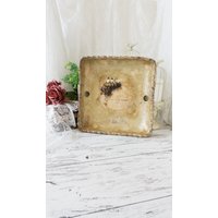 Vintage Obsttablett | Obstschale Frühstückstablett| Wohnkultur Im Rustikalen Stil Entkuppeltes Holztablett Dekoratives Serviertablett von ellsartsyworkshop