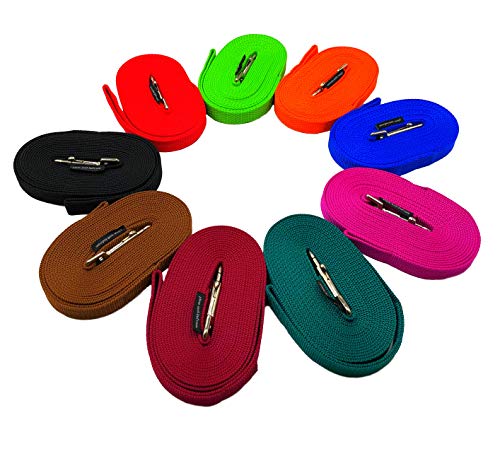 Schleppleine für Hunde 2-40 m Hundeleine Fährtenleine Trainingsleine mit Handschlaufe 20 mm/ 25 mm breit (8 m, Braun 25 mm) von elropet