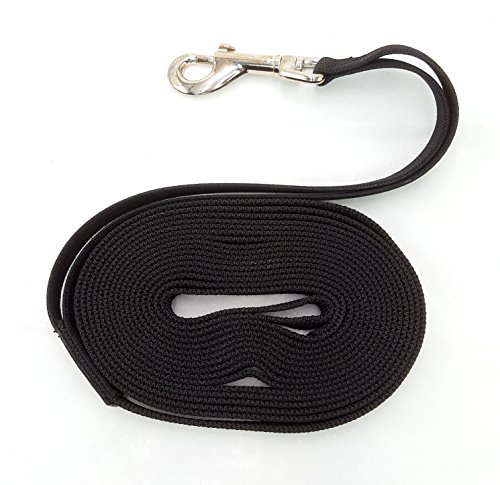 elropet Flex Fährtenleine Schleppleine mit Ruckdämpfer schwarz 5m-20mm Hundeleine elropet Flex Fährtenleine Schleppleine mit Ruckdämpfer schwarz 5m-20mm Hundeleine von elropet