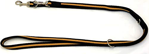 elropet Hundeleine Super-Soft 2,80m 4fach verstellbar schwarz-Cognac v elropet Hundeleine Super-Soft 2,80m 4fach verstellbar schwarz-Cognac v von elropet