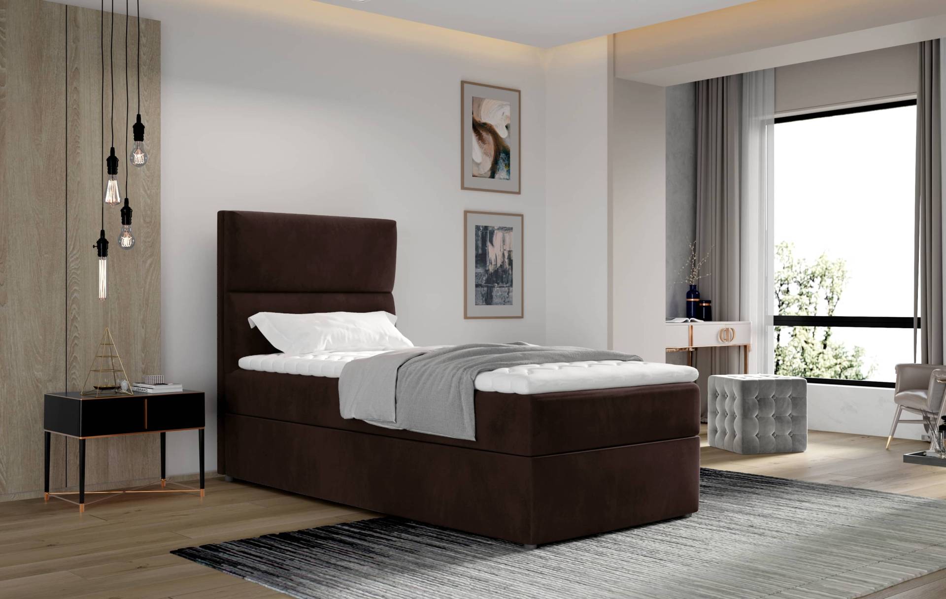 Arco Boxspringbett: Große Träume in kleinem Format Arco Boxspringbett: Große Träume in kleinem Format von eltap