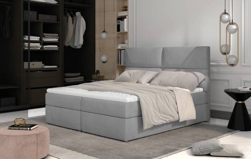 Boxspringbett Amber – Luxuskomfort und Flexibilität in 3 Farben und Größen von eltap