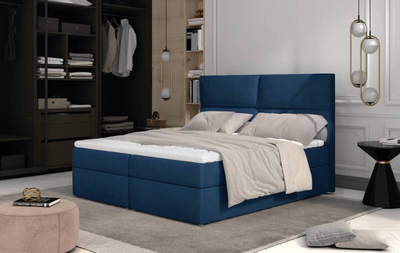 Boxspringbett Amber – Luxuskomfort und Flexibilität in 3 Farben und Größen von eltap