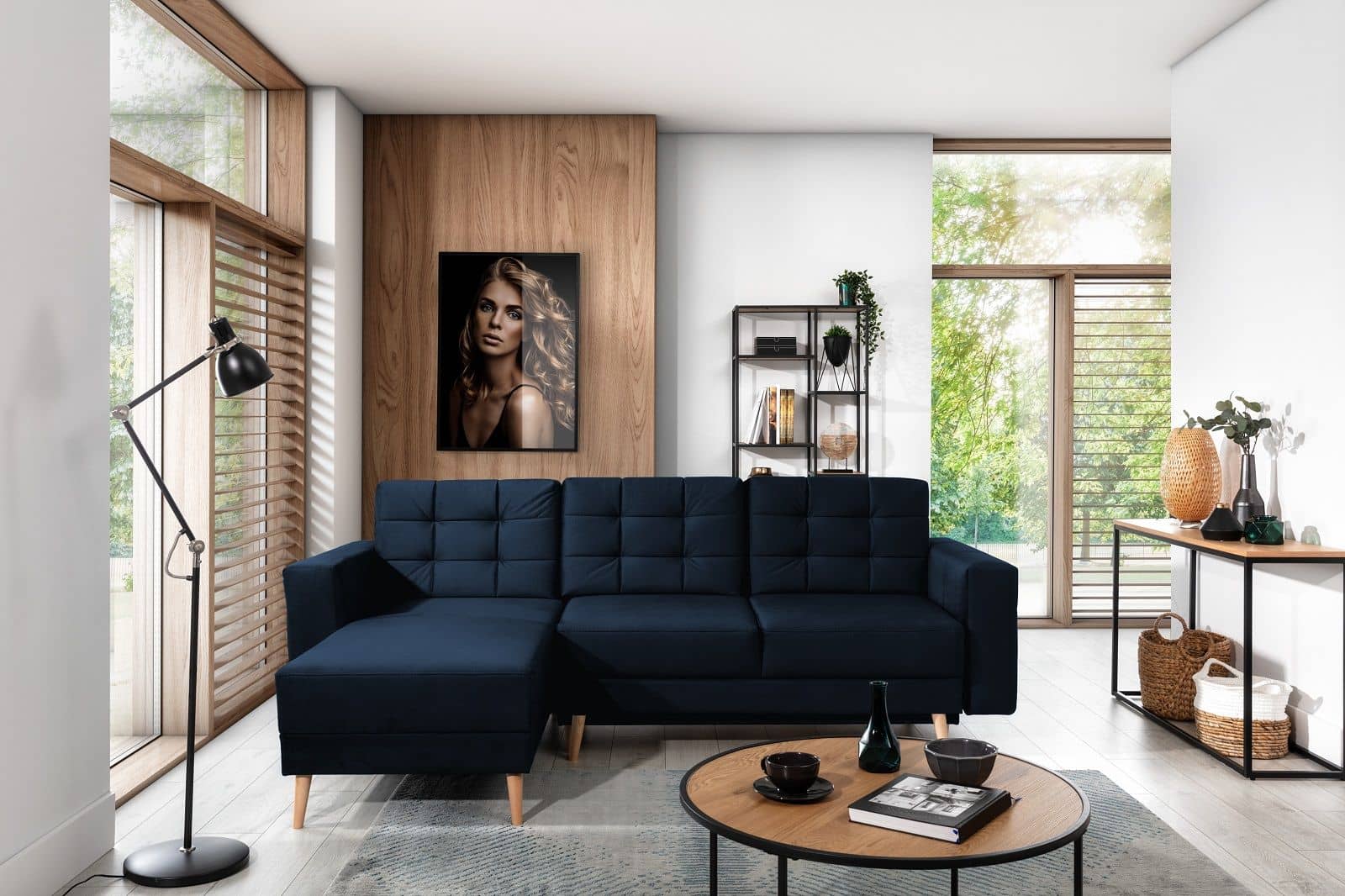 Ecksofa Asgard L mit Schlaffunktion – Eltap Monolith Retro Ecksofa Asgard L mit Schlaffunktion – Eltap Monolith Retro von eltap