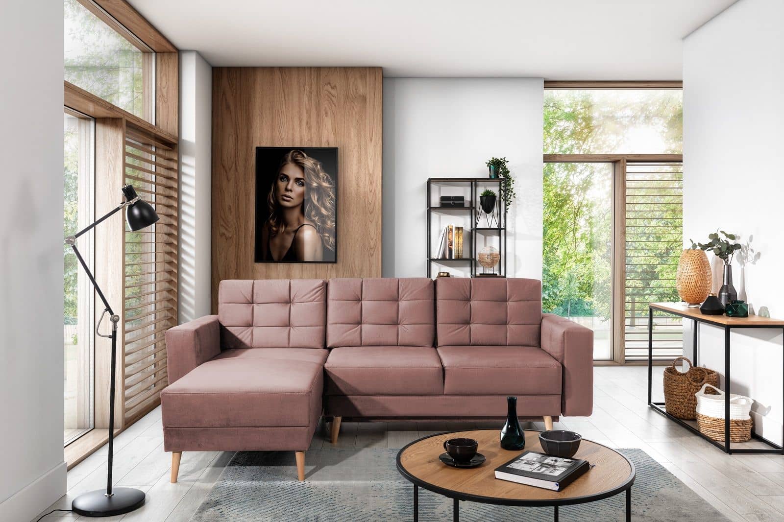 Ecksofa Asgard L mit Schlaffunktion – Eltap Monolith Retro Ecksofa Asgard L mit Schlaffunktion – Eltap Monolith Retro von eltap