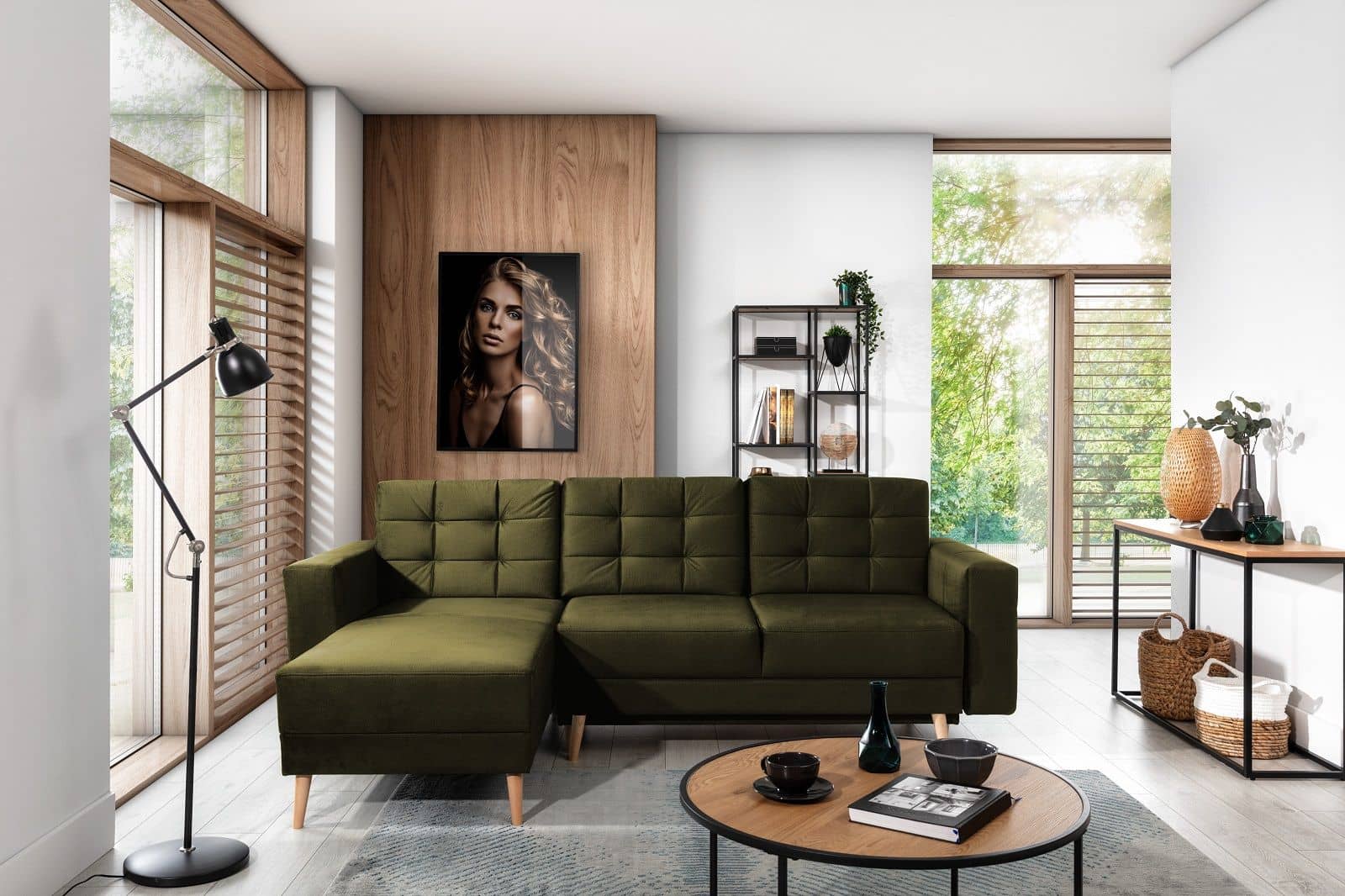 Ecksofa Asgard L mit Schlaffunktion – Eltap Monolith Retro Ecksofa Asgard L mit Schlaffunktion – Eltap Monolith Retro von eltap