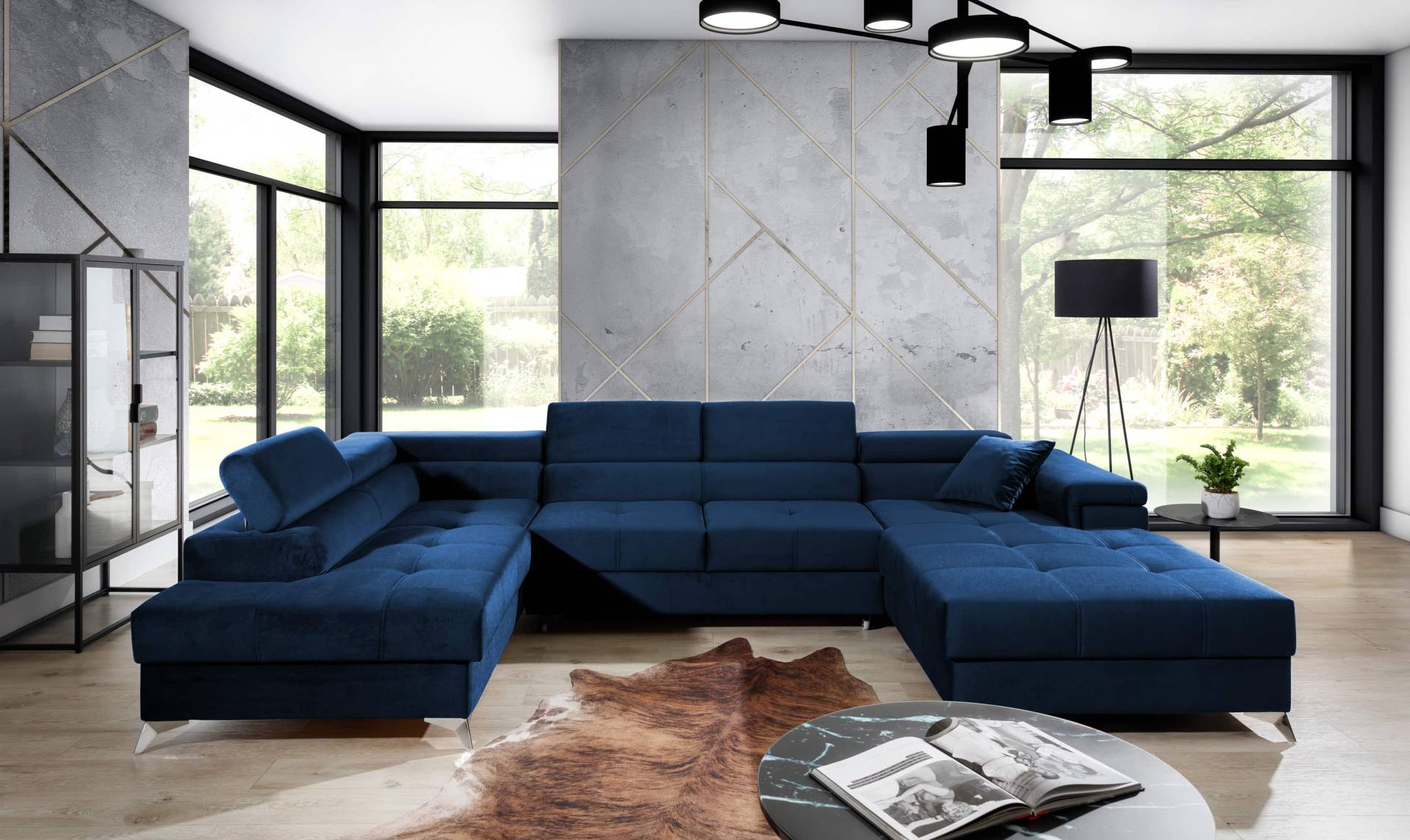 Wohnlandschaft mit Schlaffunktion Pardo – Das Statement-Stück für Design-Liebhaber von eltap