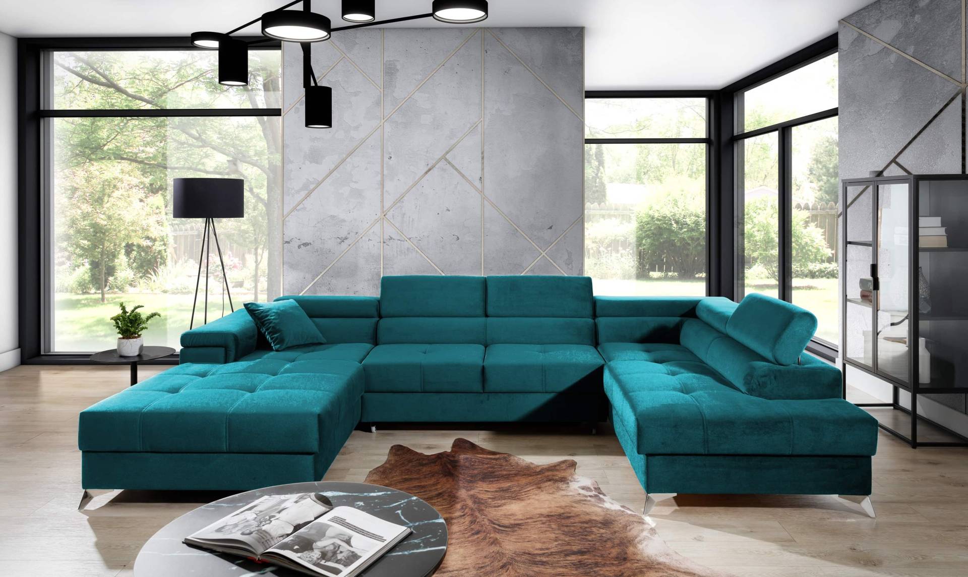Wohnlandschaft mit Schlaffunktion Pardo – Das Statement-Stück für Design-Liebhaber von eltap