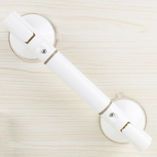 Haltegriffe für Senioren - Haltegriff Dusche Ohne Bohren 35 cm Haltegriff mit Saugnapf Haltegriffe für Bad Duschgriff mit Saugnapf Griffstangen für das Bad Portable Mobiler Haltegriff Bad von elthmpr