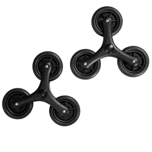 eluno Ersatzrad 2er SET für Einkaufstrolley OKEL von eluno