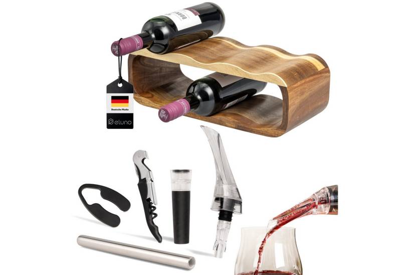 eluno Weinregal Weinregal-Set 6tlg., Sommelier-Set von eluno