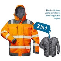 elysee® unisex Warnjacke Winter NIKLAS orange, grau Größe 2XL von elysee®