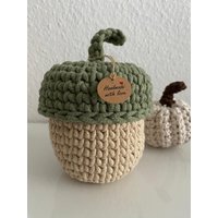 Häckelkorb "Eichel" | Eichelkorb Herbst Korb Untersilo Geschenkidee Häckelkorb "Eichel" | Eichelkorb Herbst Korb Untersilo Geschenkidee von emStudioDE