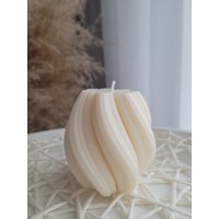 Kerze Aus Sojawachs Swirl Candle 200G Vegan Natur Twist Kerzen Dekokerze Kerze Aus Sojawachs Swirl Candle 200G Vegan Natur Twist Kerzen Dekokerze von emStudioDE