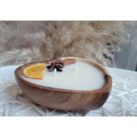 Weihnachten | Deko Kerzen Sojawachs Kerze Holzschale Winter Geschenkidee Weihnachten | Deko Kerzen Sojawachs Kerze Holzschale Winter Geschenkidee von emStudioDE