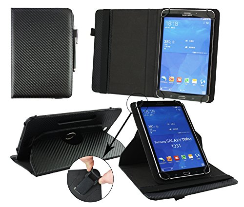Emartbuy Universal 9.1 Zoll - 10.1 Zoll Schwarz Carbon 360 Degree Rotierend Stand Folio Wallet Case Cover Hulle Abdeckung Und Stylus Stift Geeignet Für Ausgewählte Geräte Aufgeführt Unten Emartbuy Universal 9.1 Zoll - 10.1 Zoll Schwarz Carbon 360 Degree Rotierend Stand Folio Wallet Case Cover Hulle Abdeckung Und Stylus Stift Geeignet Für Ausgewählte Geräte Aufgeführt Unten von emartbuy