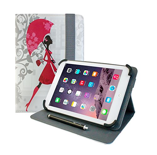 emartbuy Universal 7 Zoll - 8 Zoll Elegante Dame Multi Angle Folio Brieftasche Case Cover Hulle Abdeckung Mit Card Slots Und Stylus Stift Geeignet Für Ausgewählte Geräte Aufgeführt Unten emartbuy Universal 7 Zoll - 8 Zoll Elegante Dame Multi Angle Folio Brieftasche Case Cover Hulle Abdeckung Mit Card Slots Und Stylus Stift Geeignet Für Ausgewählte Geräte Aufgeführt Unten von emartbuy