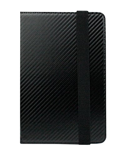 Emartbuy Universal 7 Zoll - 8 Zoll Schwarz Carbon Multi Angle Folio Brieftasche Case Cover Hulle Abdeckung Mit Card Slots Und Stylus Stift Geeignet Für Ausgewählte Geräte Aufgeführt Unten Emartbuy Universal 7 Zoll - 8 Zoll Schwarz Carbon Multi Angle Folio Brieftasche Case Cover Hulle Abdeckung Mit Card Slots Und Stylus Stift Geeignet Für Ausgewählte Geräte Aufgeführt Unten von emartbuy