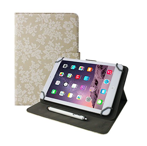 emartbuy Universal 7 Zoll - 8 Zoll Vintage Blumen Beige Multi Angle Folio Brieftasche Case Cover Hulle Abdeckung Mit Card Slots Und Stylus Stift Geeignet Für Ausgewählte Geräte Aufgeführt Unten emartbuy Universal 7 Zoll - 8 Zoll Vintage Blumen Beige Multi Angle Folio Brieftasche Case Cover Hulle Abdeckung Mit Card Slots Und Stylus Stift Geeignet Für Ausgewählte Geräte Aufgeführt Unten von emartbuy
