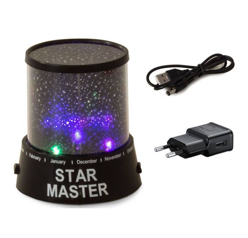 emeco LED Stern 2x Sternen Projektor Nachtlicht Sternenhimmel Sternenlampe Dekoration von emeco