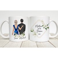Mutter Des Bräutigams Geschenk, Personalisierte Tasse, Hochzeitsfeier, Schwiegermutter Bräutigams, Kaffeetasse von emhGraphics